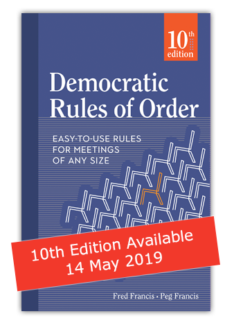 Democratic Rules of Order book cover